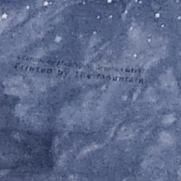 Thrashed 1997 Vintage The Mountain Howling Wolf Tie Dye Tee Ripped Large Moon - Picture 11 of 11